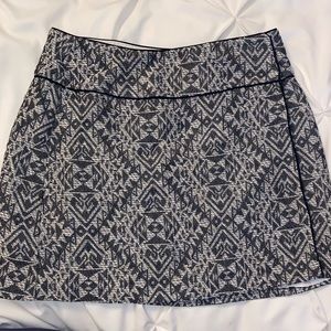 Patterned Wrap-skirt